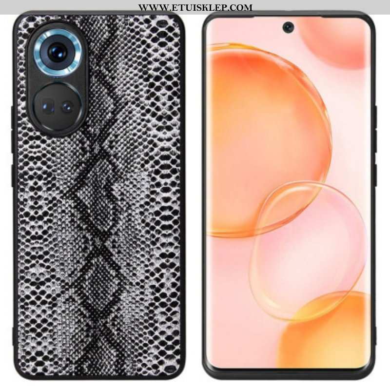 Etui do Honor 70 Efekt Skóry Węża